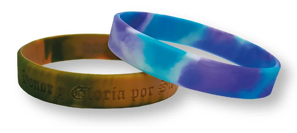 PULSERA MIXTA MEZCLA DE SILICONA DE COLORES