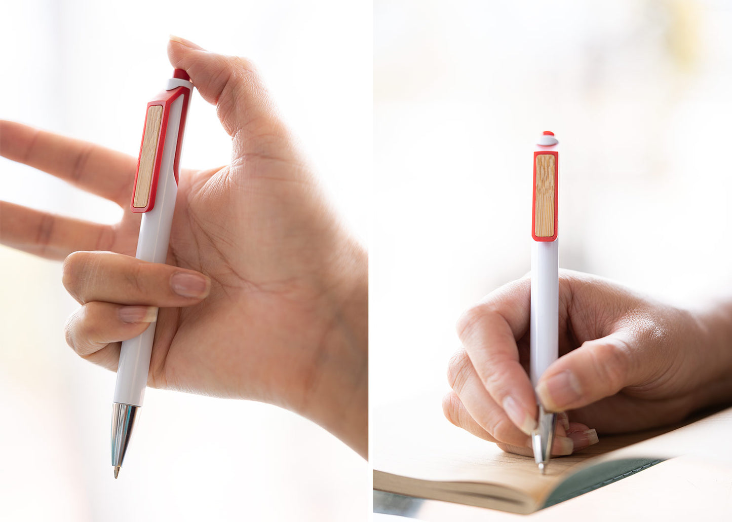 ES0956 Bolígrafo Nápoles Plateado