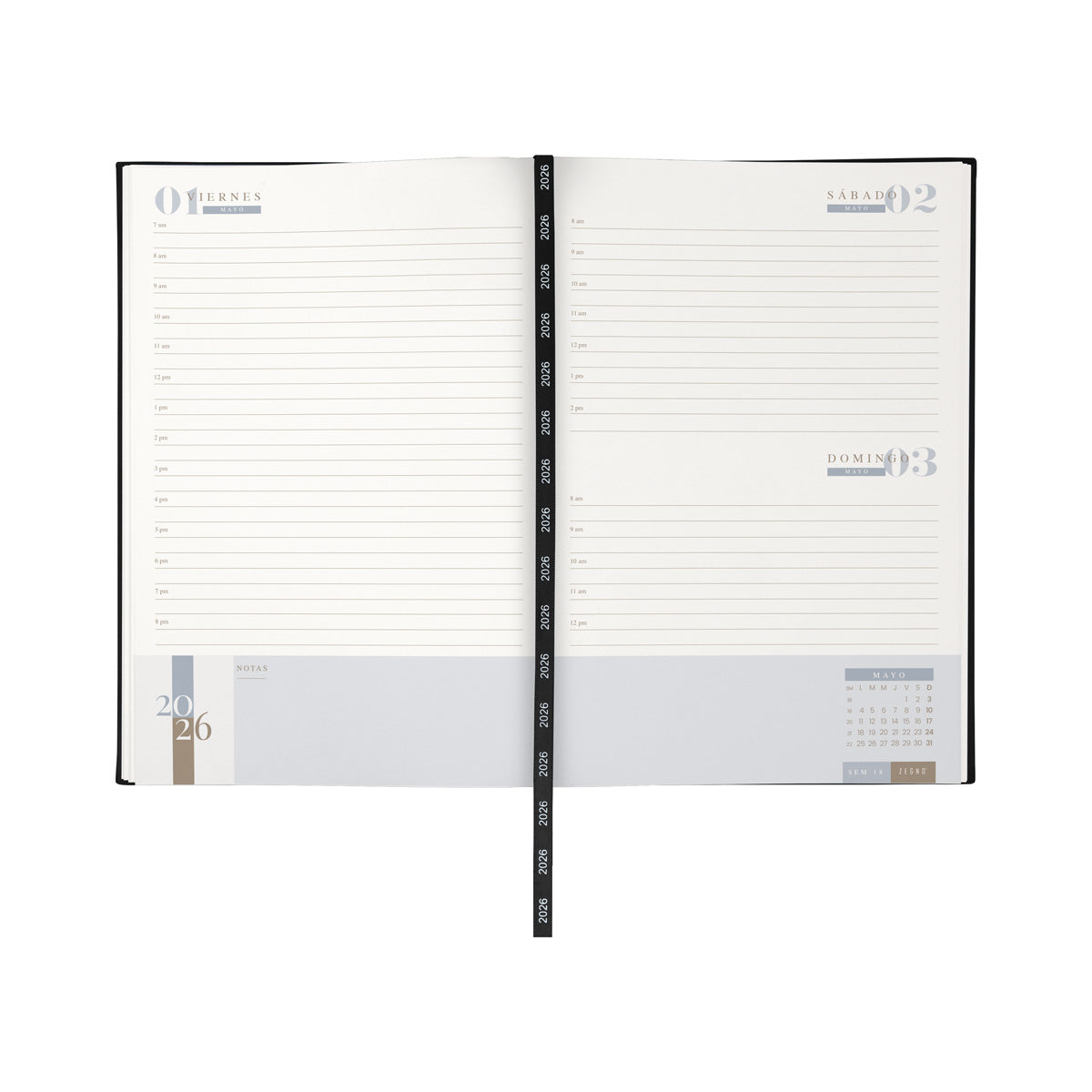 AGENDA DIARIA CLASICA 2026