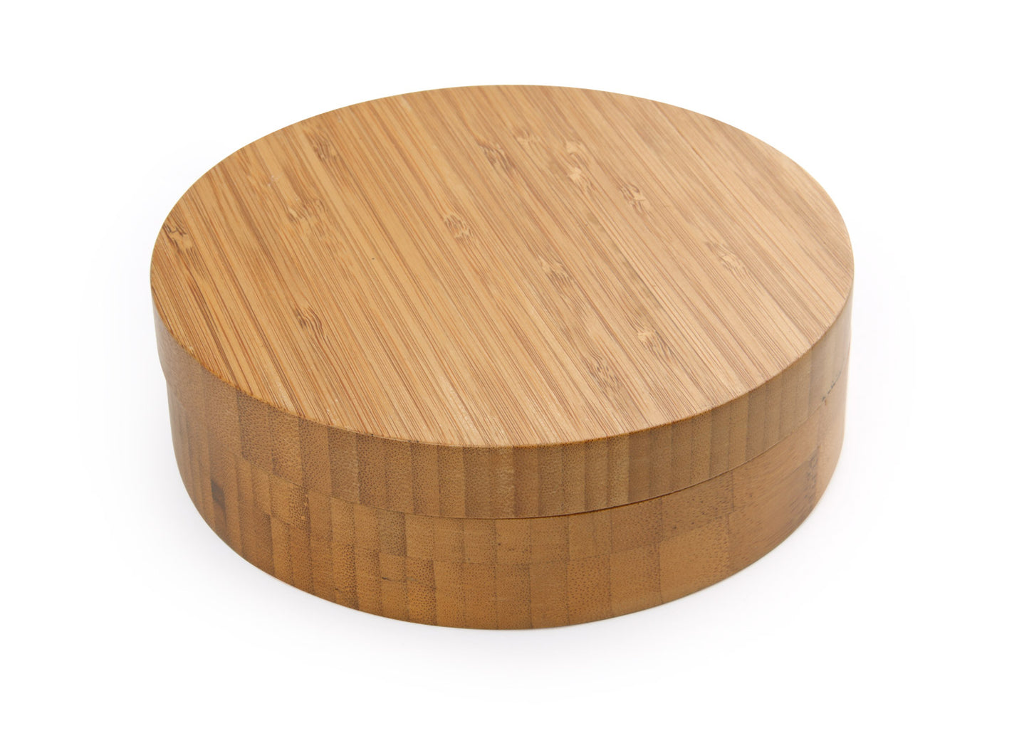 HO0115 Caja Circular en Bambú