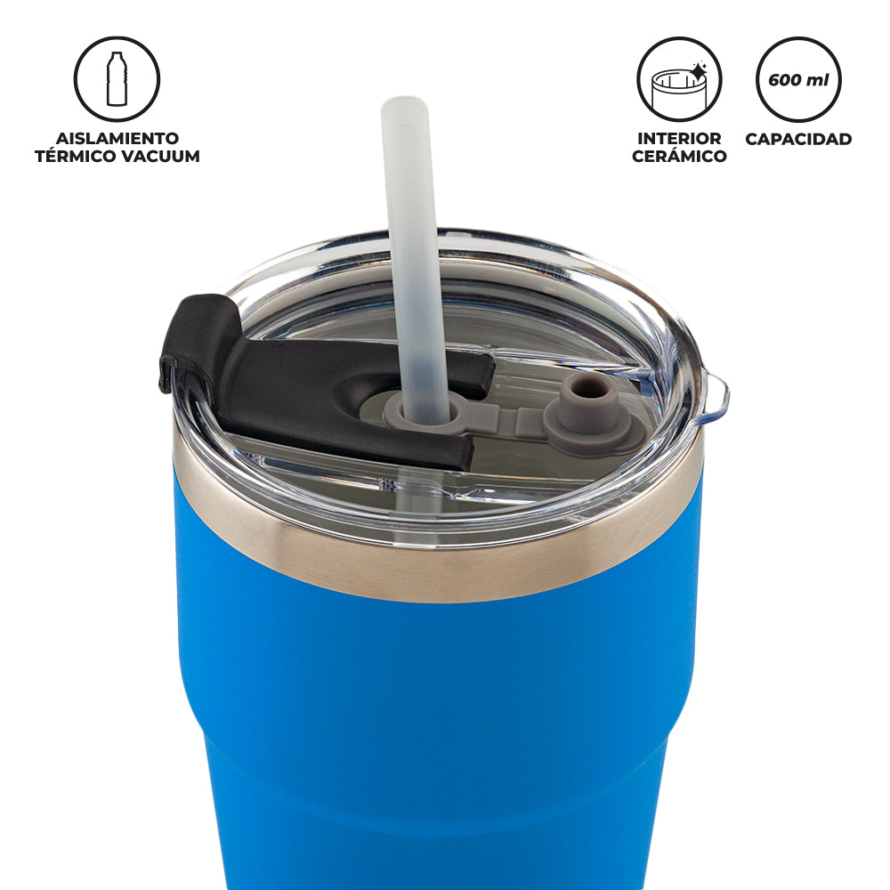 MUG METALICO LUMIX 600ml MU-409