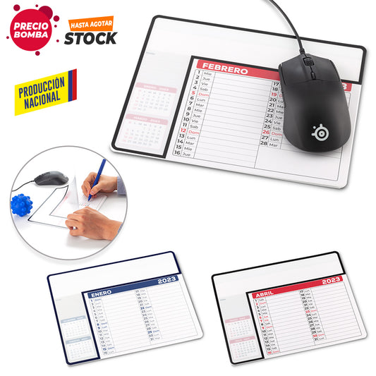Mouse Pad Calendar - Producción Nacional  VA-983