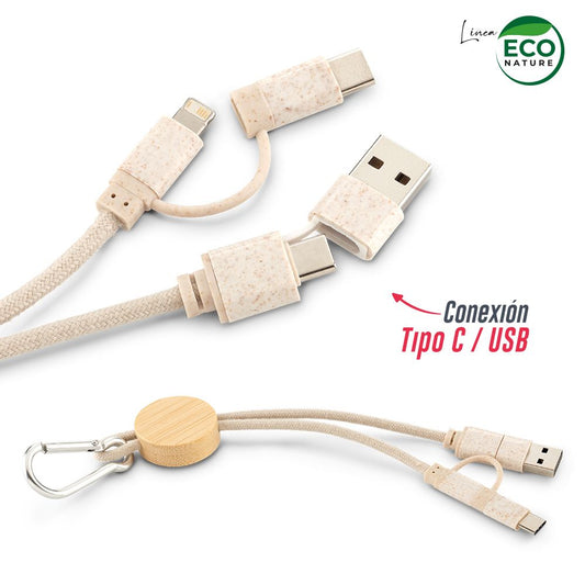 Cable Multicargador Cotton  TE-535