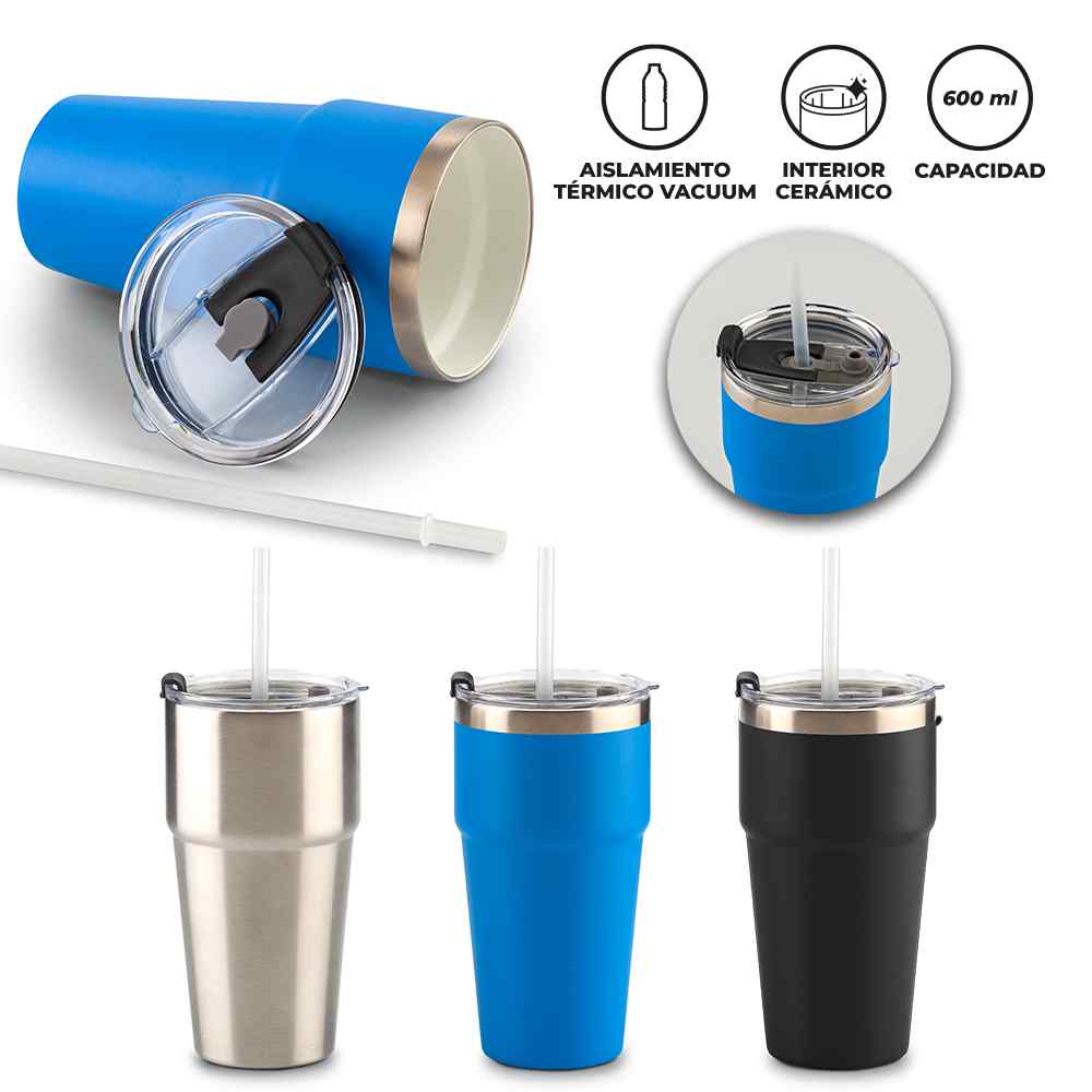 MUG METALICO LUMIX 600ml  MU-409