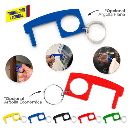 Llavero Plástico Multiusos Anticontacto - Prod Nal  LL-107