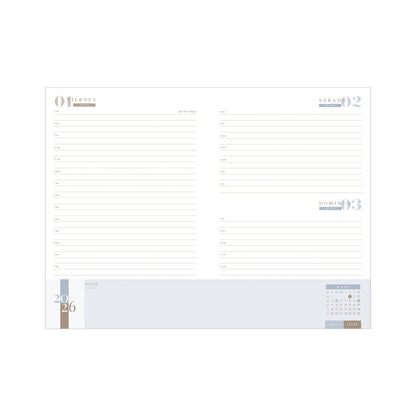 AGENDA DIARIA CLASICA 2026