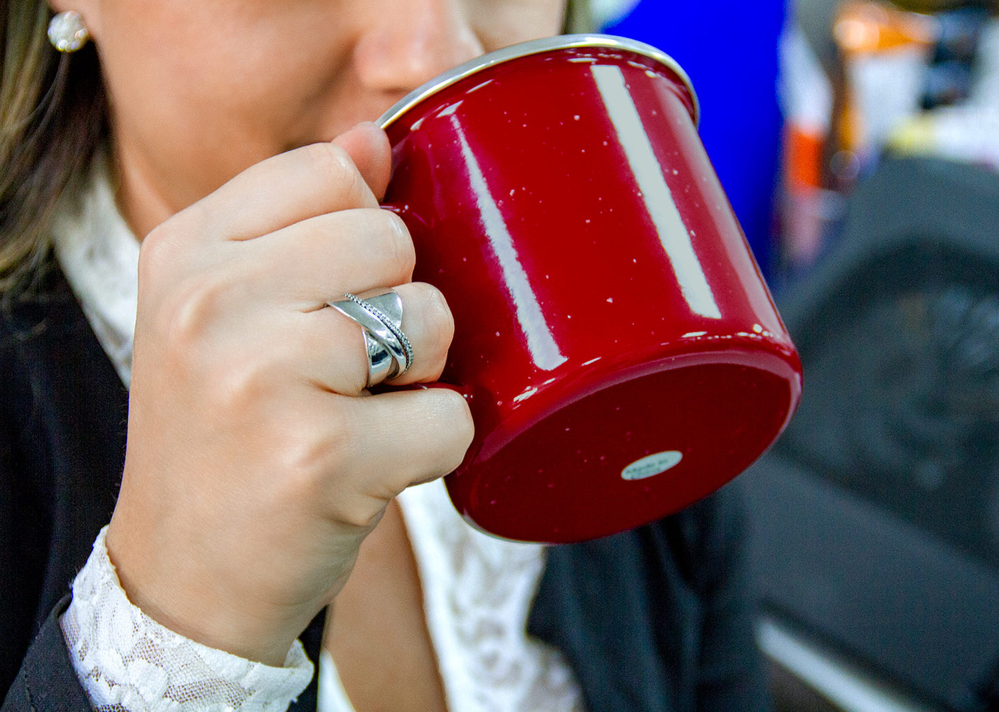 BE0331 Taza Esmaltada Galaxy 330ml