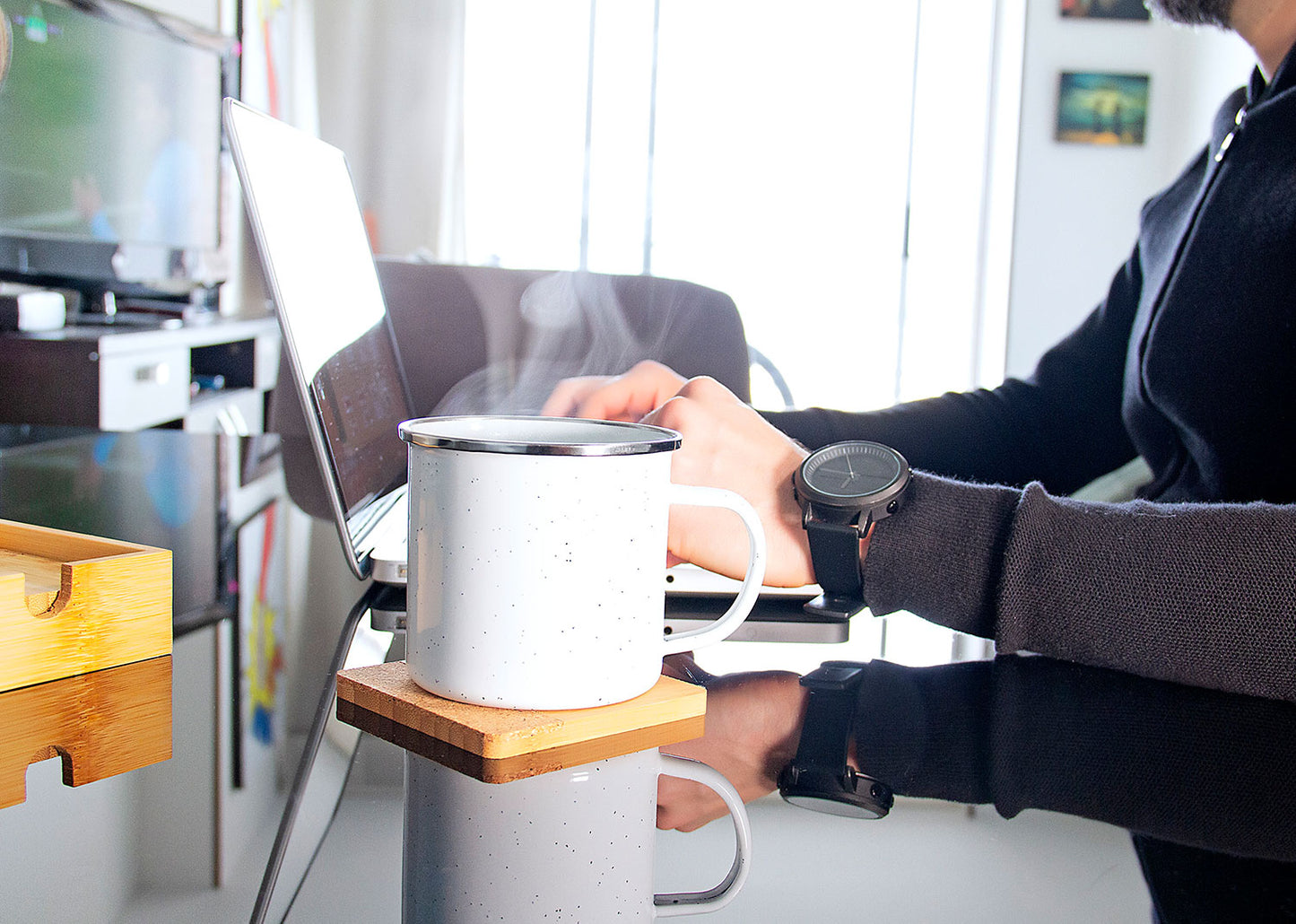 BE0331 Taza Esmaltada Galaxy 330ml