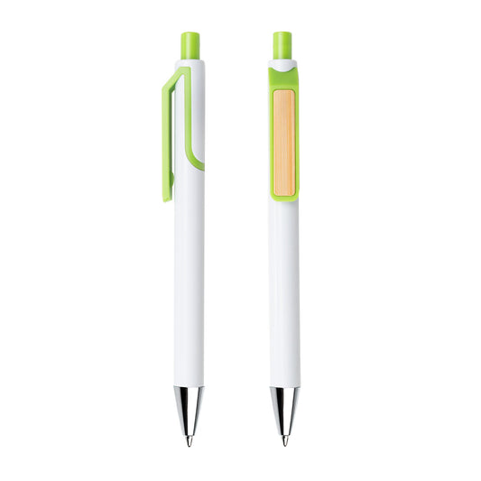 ES0956 Bolígrafo Nápoles Plateado