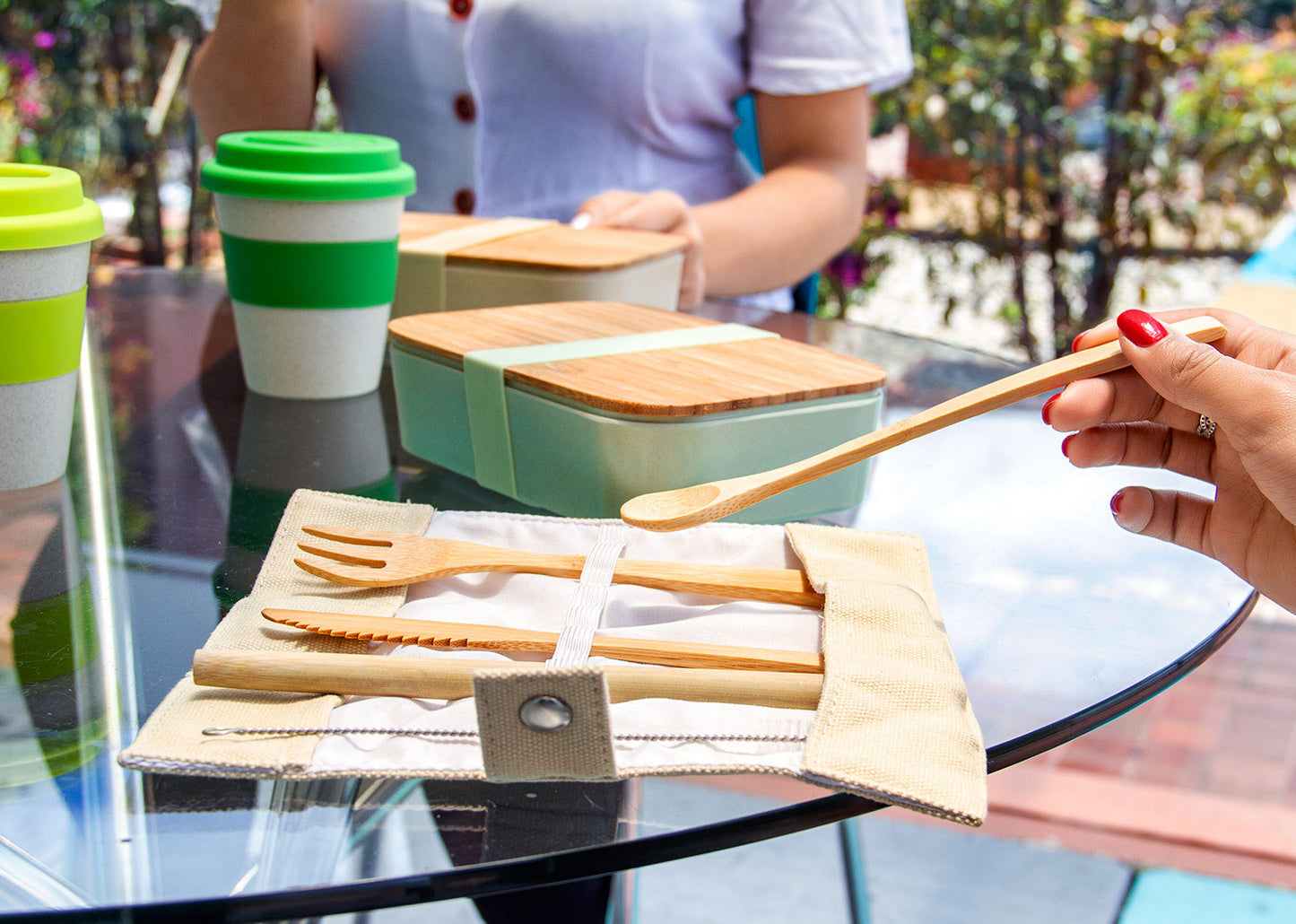 HO0353 Cubiertos Bambú Tunny