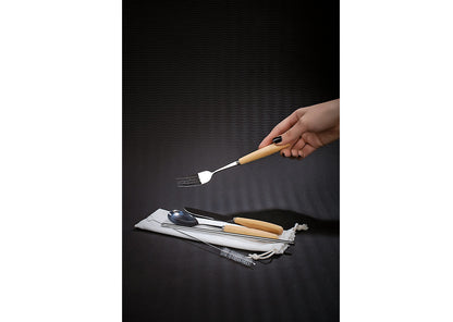 HO0373 Set de Cubiertos Bambú Bella