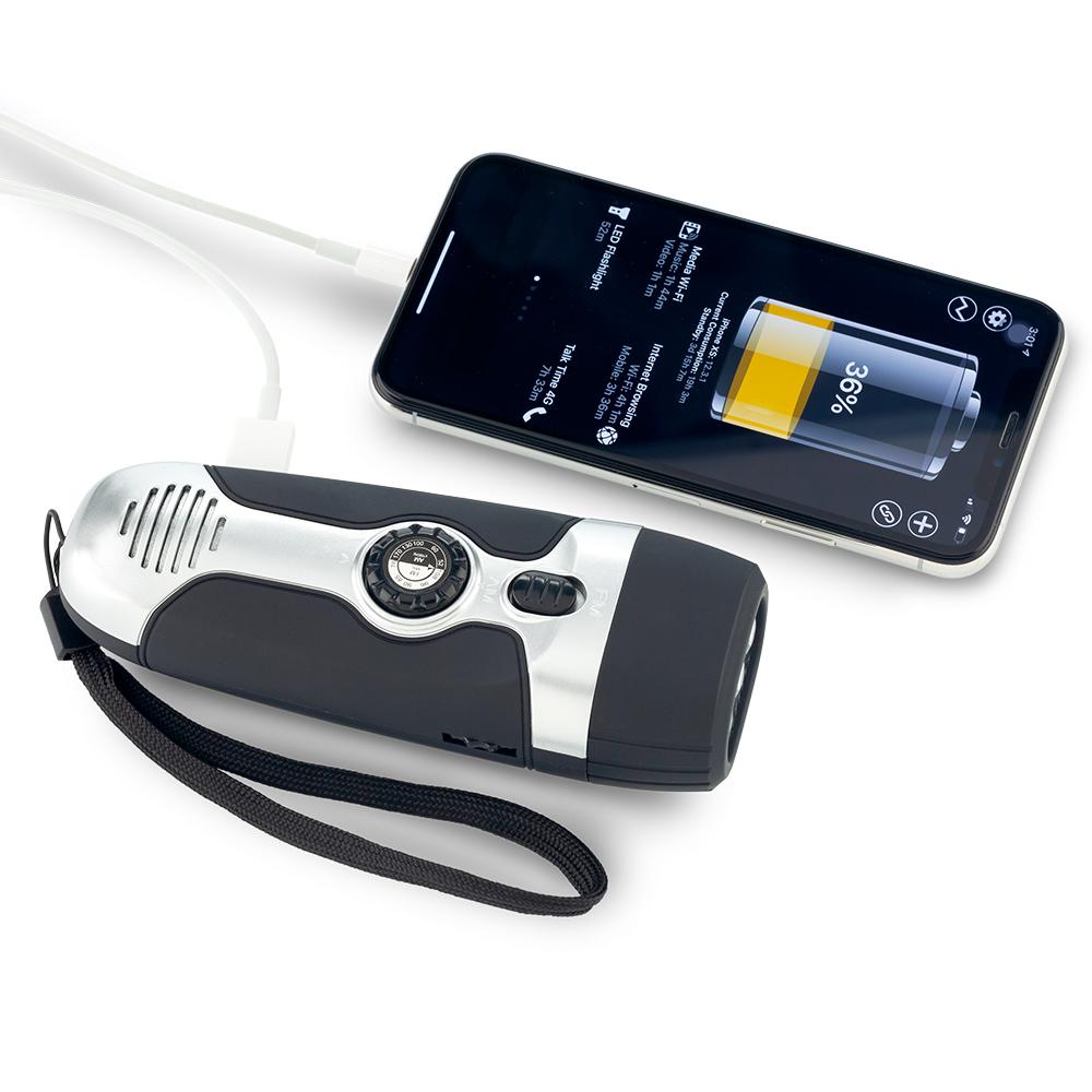 Linterna Dinamo con Radio  IL-128