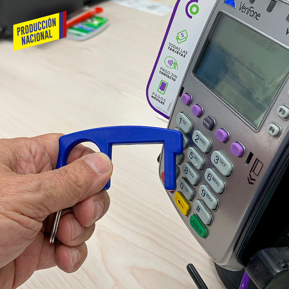 Llavero Plástico Multiusos Anticontacto - Prod Nal  LL-107