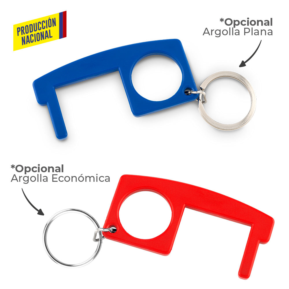 Llavero Plástico Multiusos Anticontacto - Prod Nal  LL-107