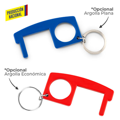 Llavero Plástico Multiusos Anticontacto - Prod Nal  LL-107