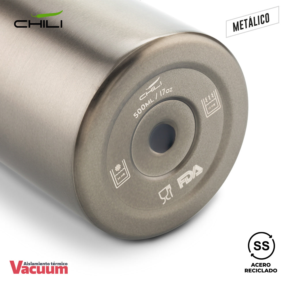 Termo Metalico Calypso Chili 500ml  MU-300