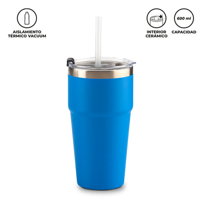 MUG METALICO LUMIX 600ml  MU-409