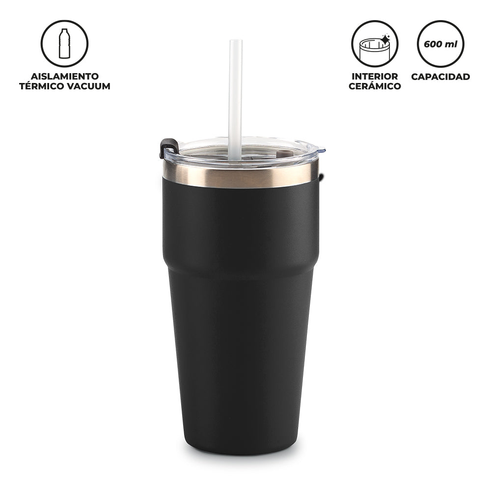 MUG METALICO LUMIX 600ml  MU-409