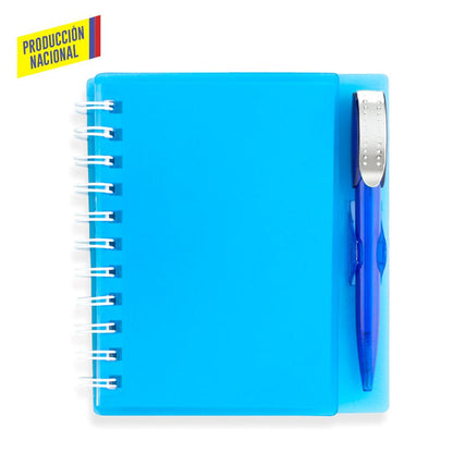 Libreta con Bolígrafo Hard Top 100 Hojas -Prod Nal  OF-121