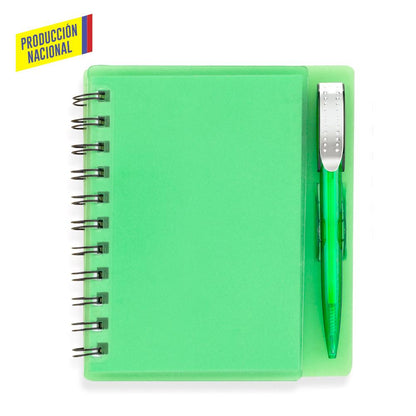 Libreta con Bolígrafo Hard Top 100 Hojas -Prod Nal  OF-121