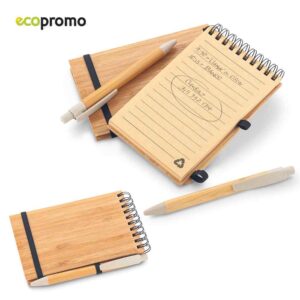 Libreta Con Bolígrafo Bamboo