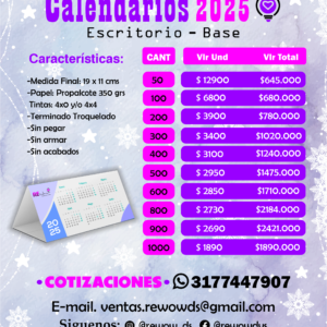 Calendario Base 2025