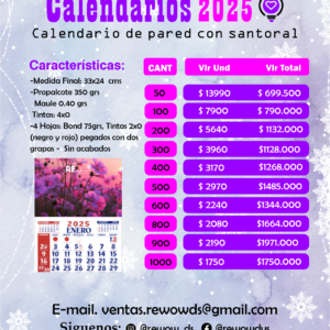 Calendario Santoral