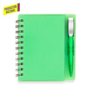 Libreta Con Bolígrafo Hard Top 100 Hojas -Prod Nal